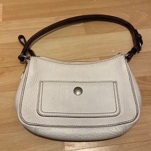 Coach mini tote leather bag